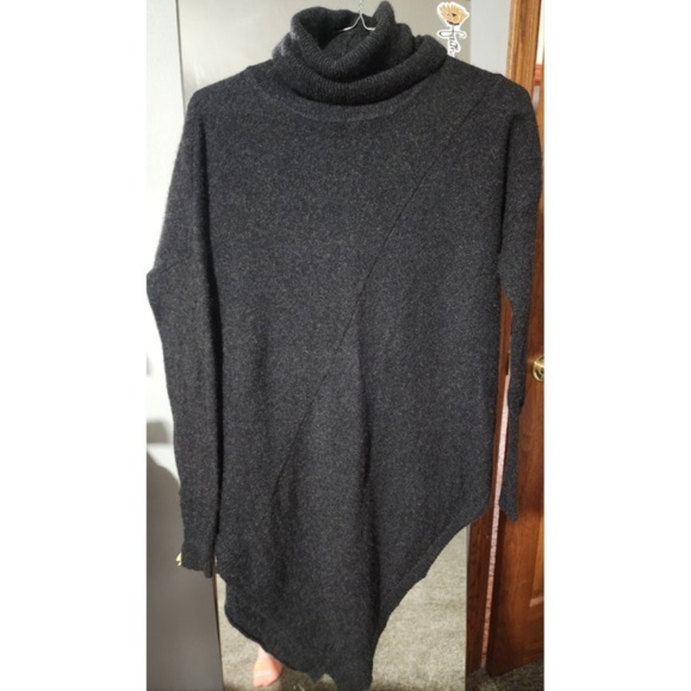 Womens Charcoal 360 Cashmere‎ Sweater Size Xs 100 Percent Cashmere
